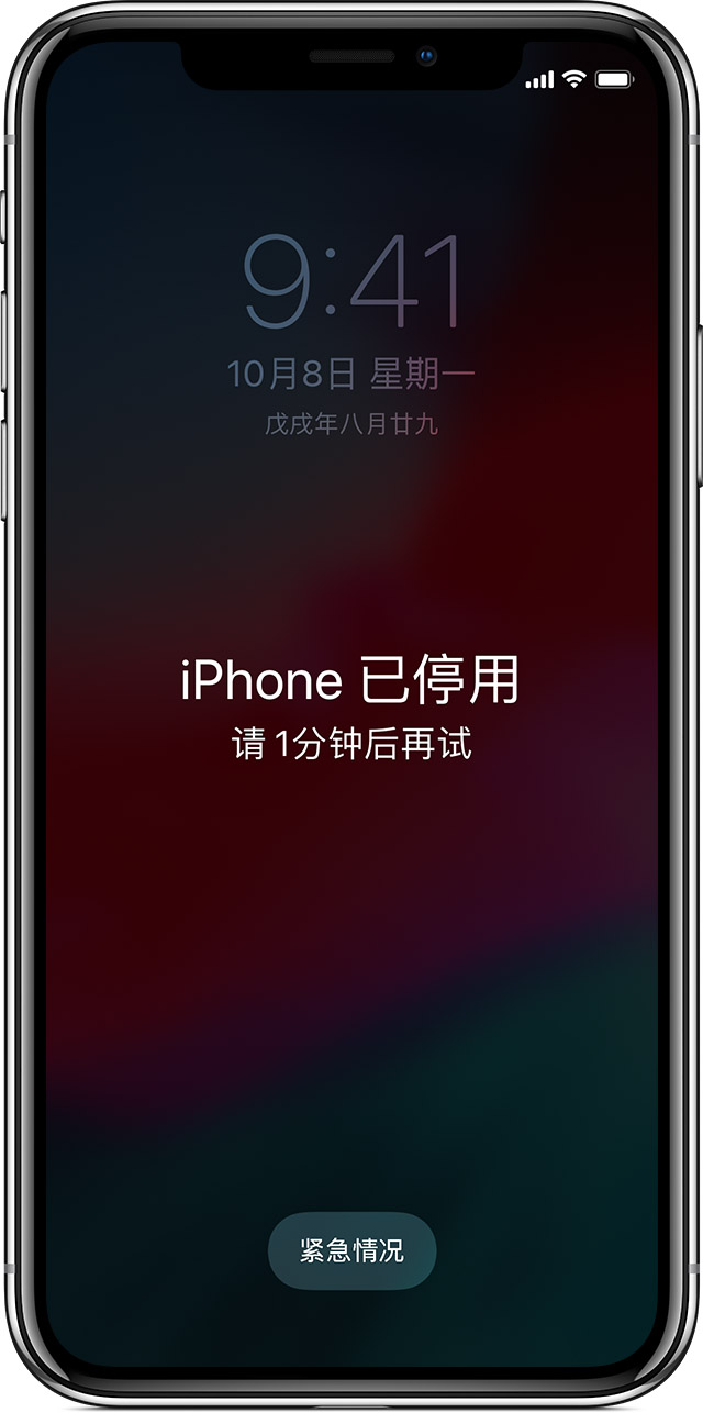 iphone面容id已停用怎么自己恢复,iphone已停用恢复方案