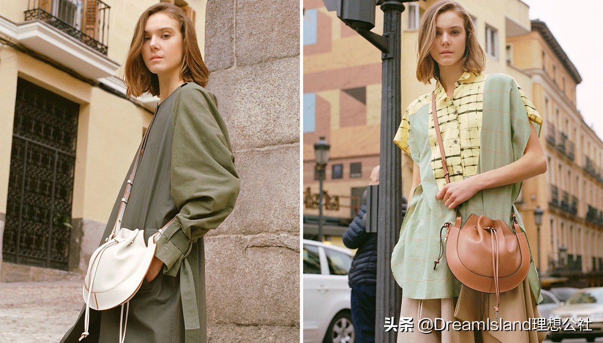 loewe黑色马鞍包,新包蔻驰