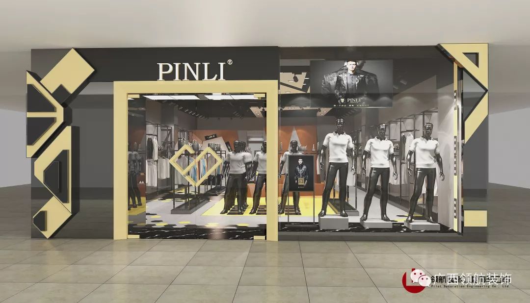 服装店装修技巧与风格,服装店装修男装20平