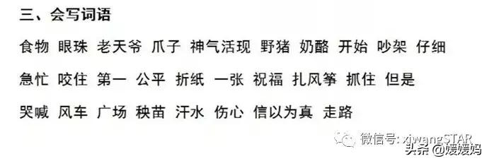 部编版四年级上册语文期末知识点,人教版2021二年级语文期末必考题