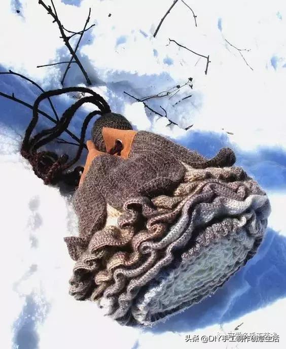 厉害了，极美爱尔兰钩花包包，看了这个才是真服气