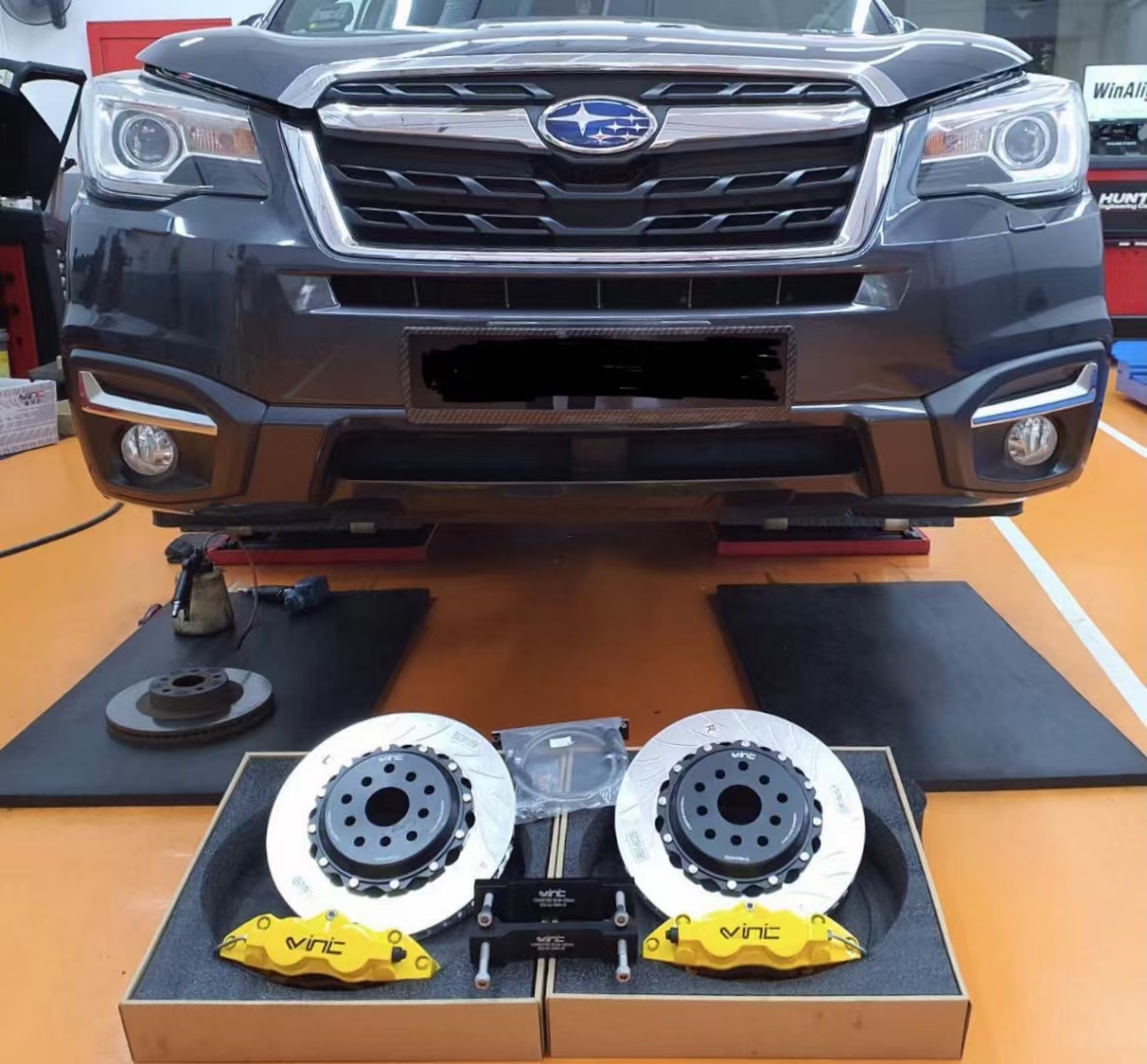 斯巴鲁森林人刹车软怎么调,斯巴鲁森林人升级刹车卡钳