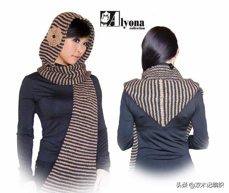 今年最流行有帽子的围巾,最新款式的帽子围巾