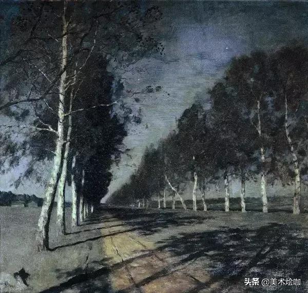 俄国画家列维坦的风景画,俄国画家伊萨克列维坦