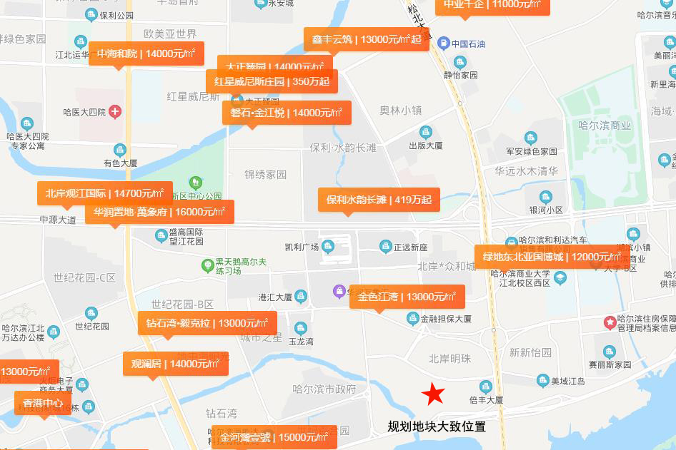 松北新区金色江湾二期规划最新,哈尔滨松北区金色江湾小区规划