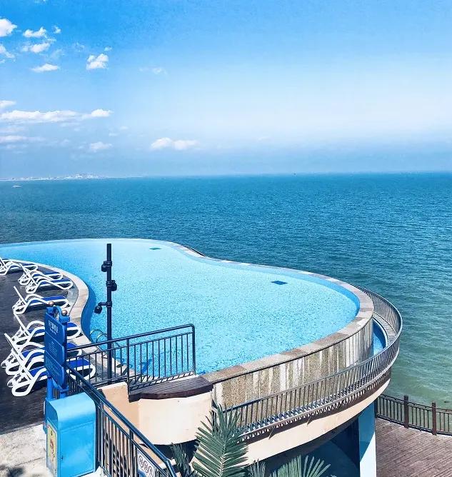 碧海蓝天看湖景,碧海蓝天看辽宁锦州