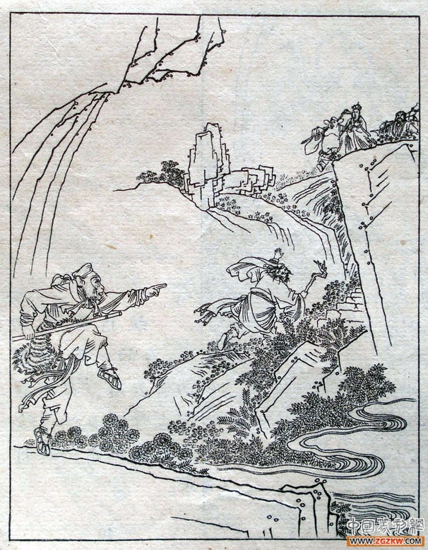 《西游记》之三打白骨精背景图,西游记三打白骨精文字版图文
