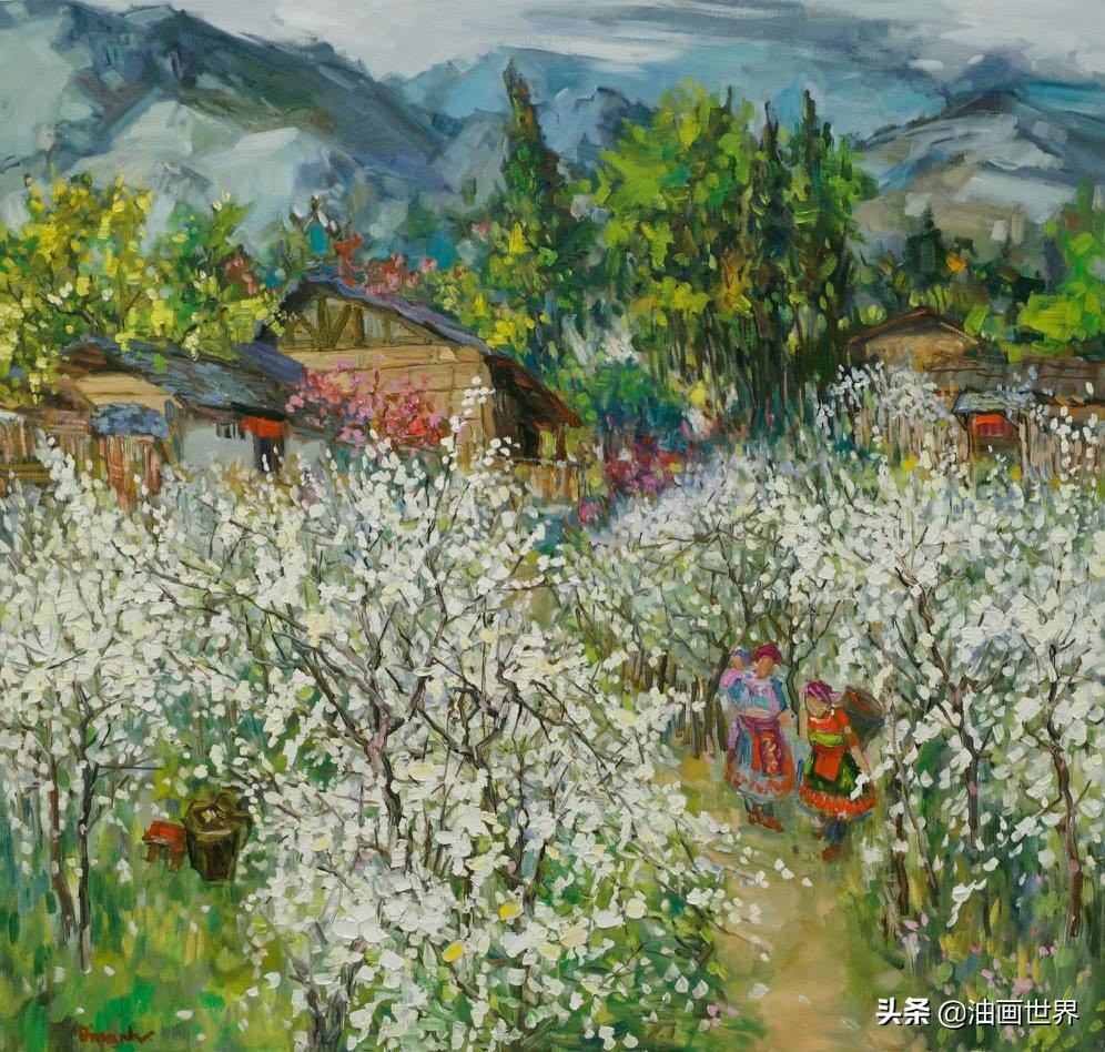 越南最惊艳的画家,越南画家dangvancan作品图片