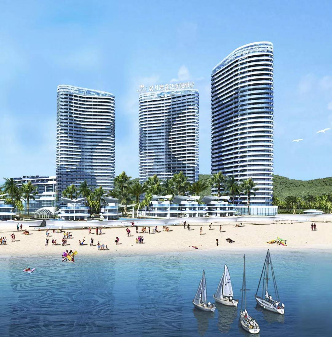 惠州离海超近的5星酒店!正海景+2人自助早晚+私家沙滩+无边泳池