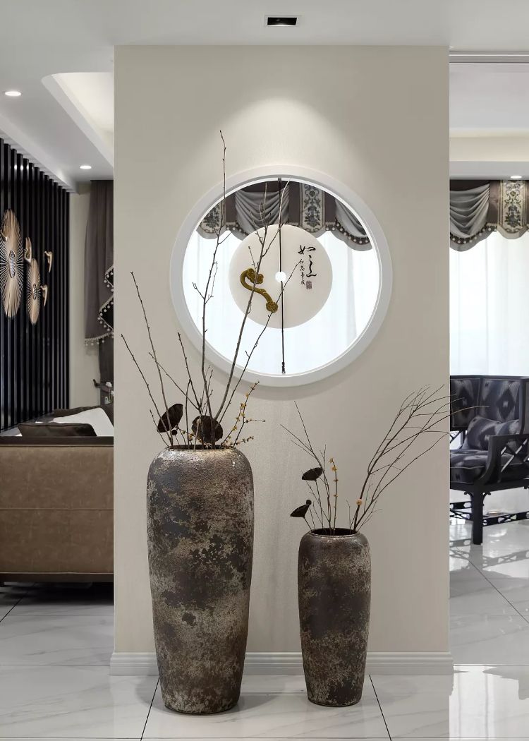 隔而不断的屏风设计,30公分的屏风