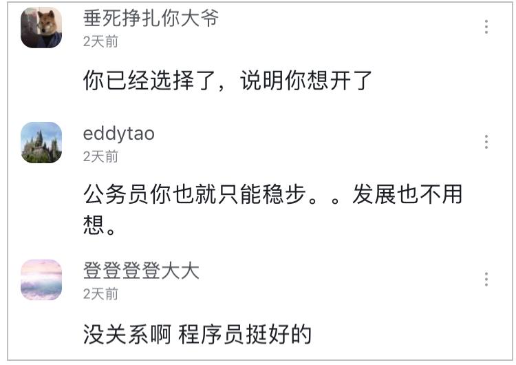 阿里程序员年入百万,阿里程序员考公务员