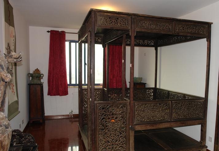 千工拔步床是古代小姐的嫁妆吗,中式顶级木制床