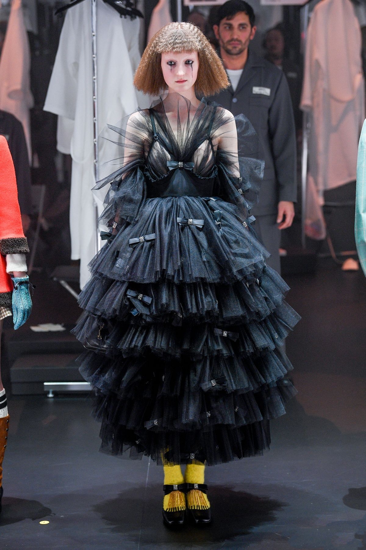 杨幂同款黑色过膝皮袜,杨幂过膝袜长筒袜秋冬款