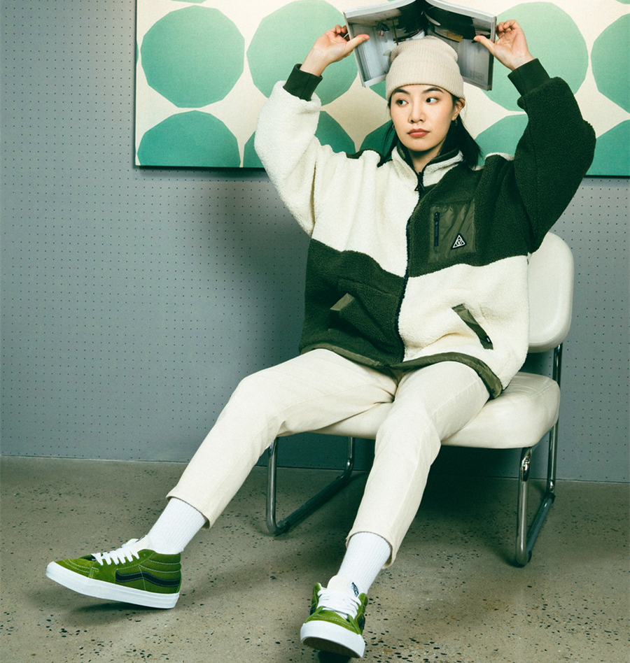 亚洲女性穿着,穿vans的女孩就是神一样的存在