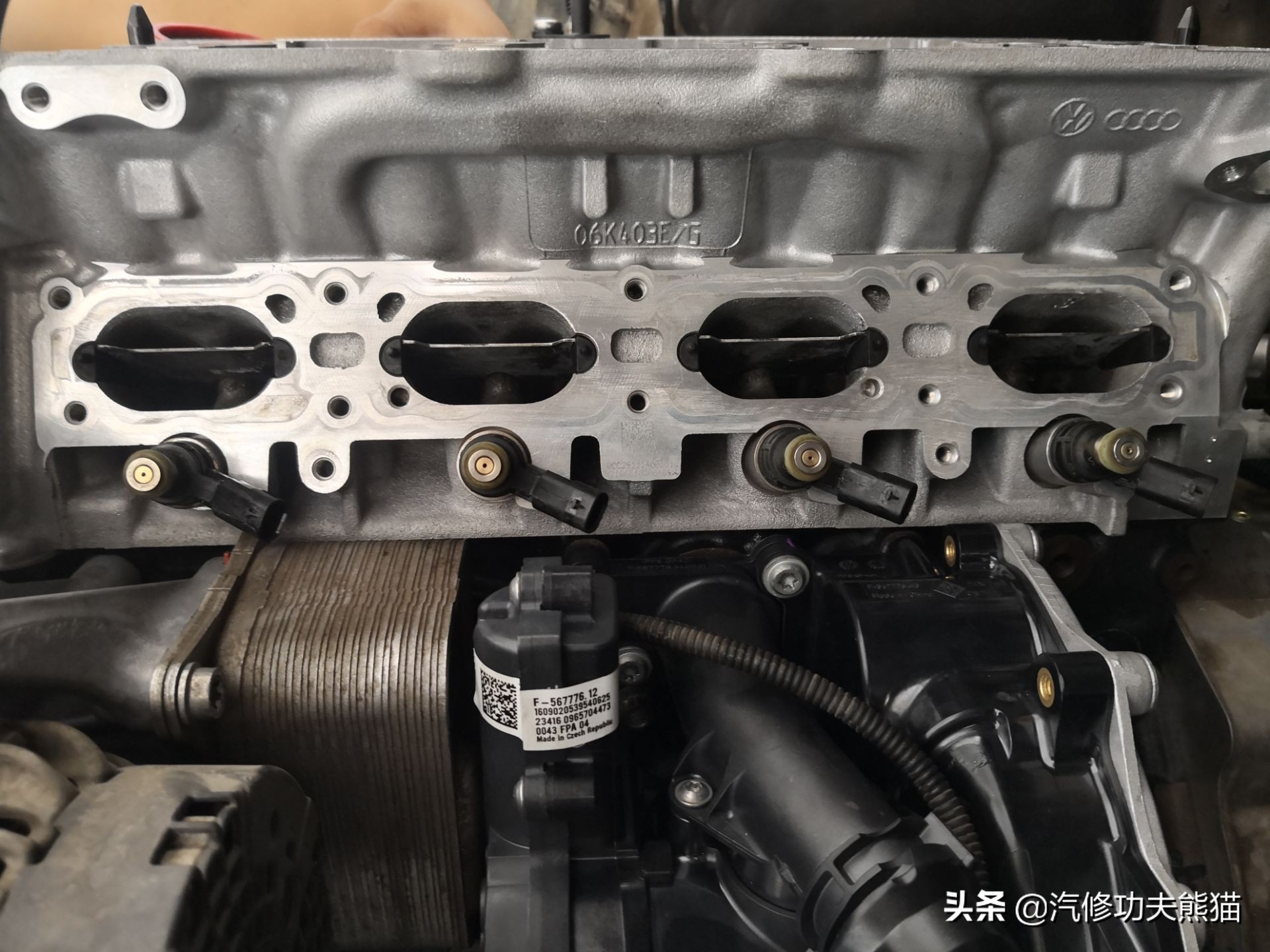 如何检测奥迪三代ea888是否烧机油,大众三代ea888发动机机油灯报警