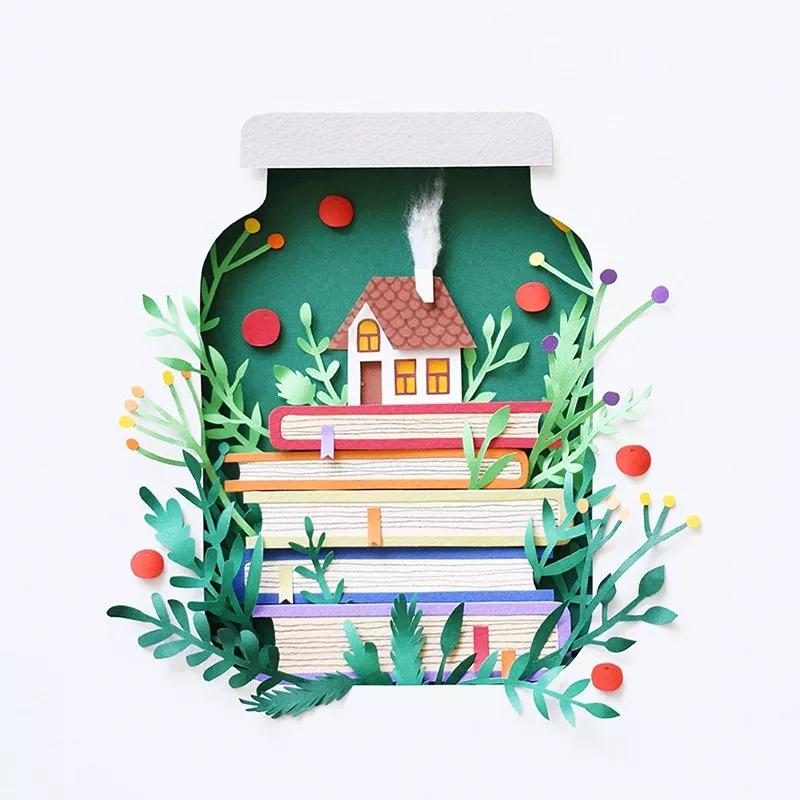 又好看又好玩的手工剪纸教程,剪纸手工教程复杂立体感强