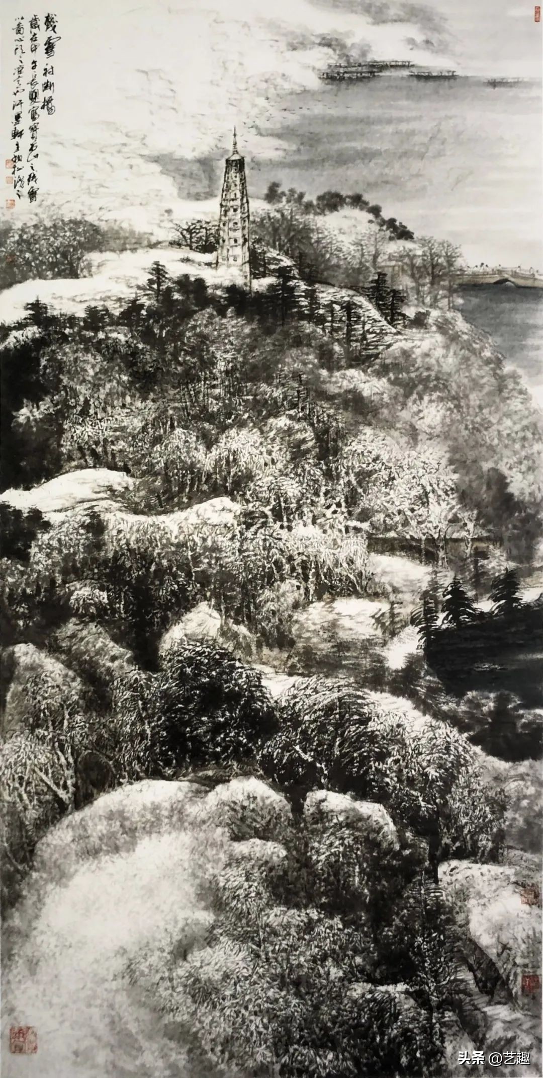 江南情韵书法作品欣赏,江南情韵书画作品