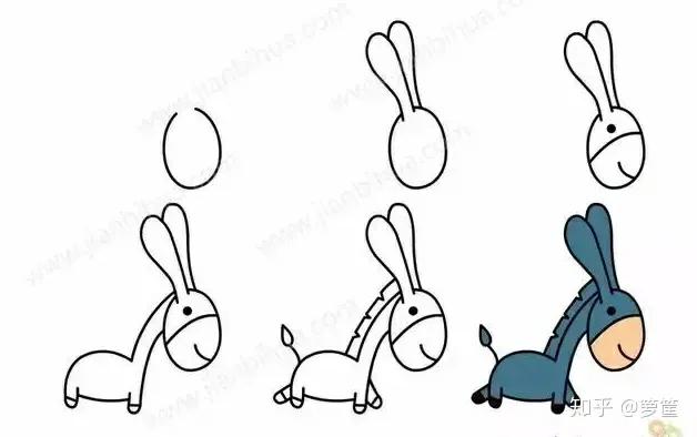 画小动物简笔画简单又漂亮,春天里的小动物怎么画简笔画