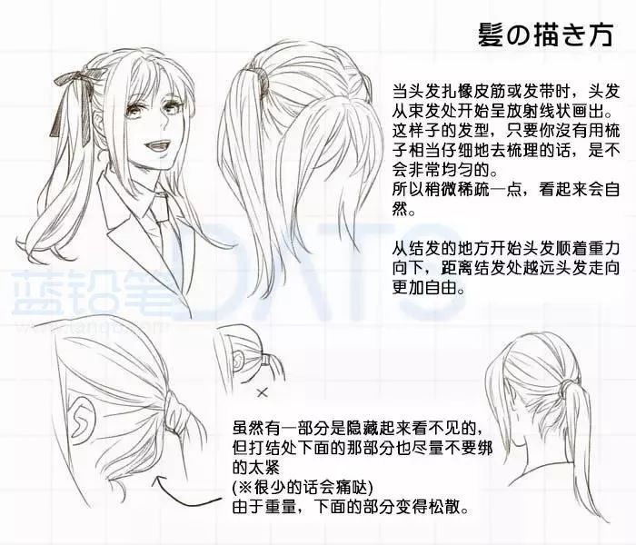 女生人物绘画技巧—少女篇，再也不怕是小萝莉还是御女傻傻分不清