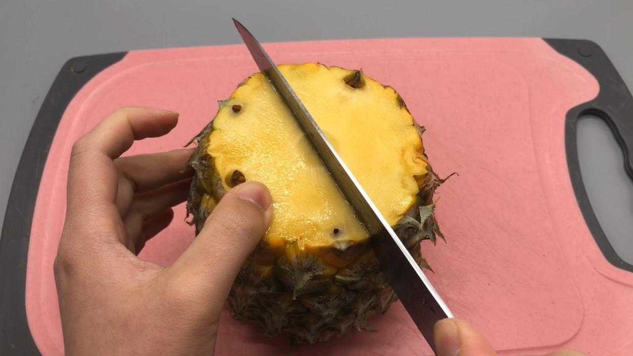 今天教你快速切水果,现在才知道菠萝可以这样切