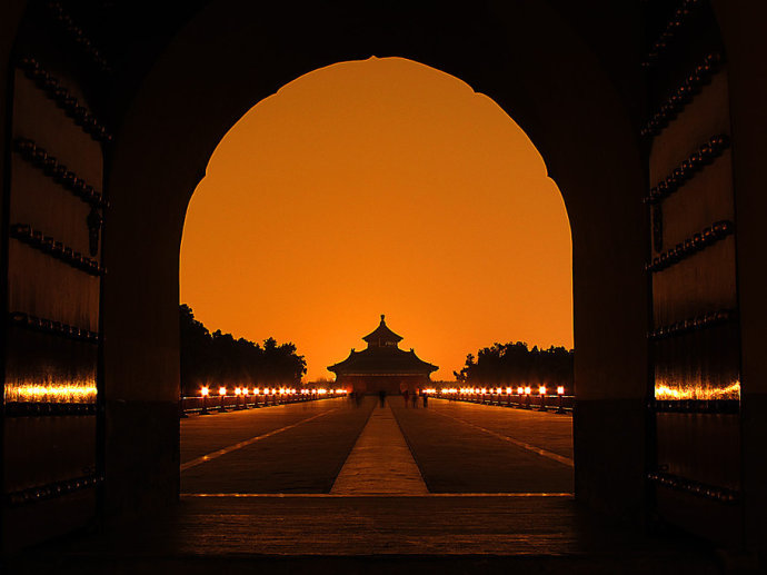 北京天坛民之乐,北京天坛景观