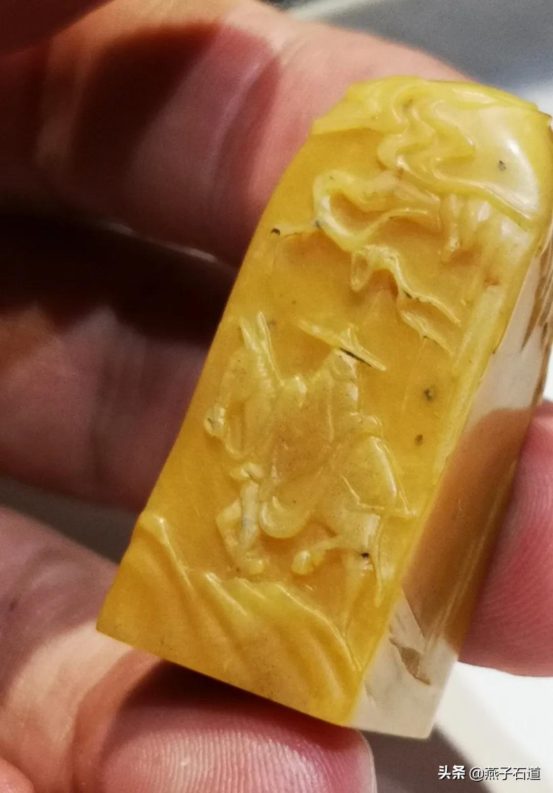 田黄捡漏,捡漏清代田黄印章