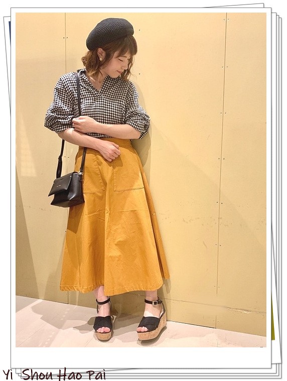 夏季格子衬衫搭配50岁,新款格子衬衫时尚潮流穿搭