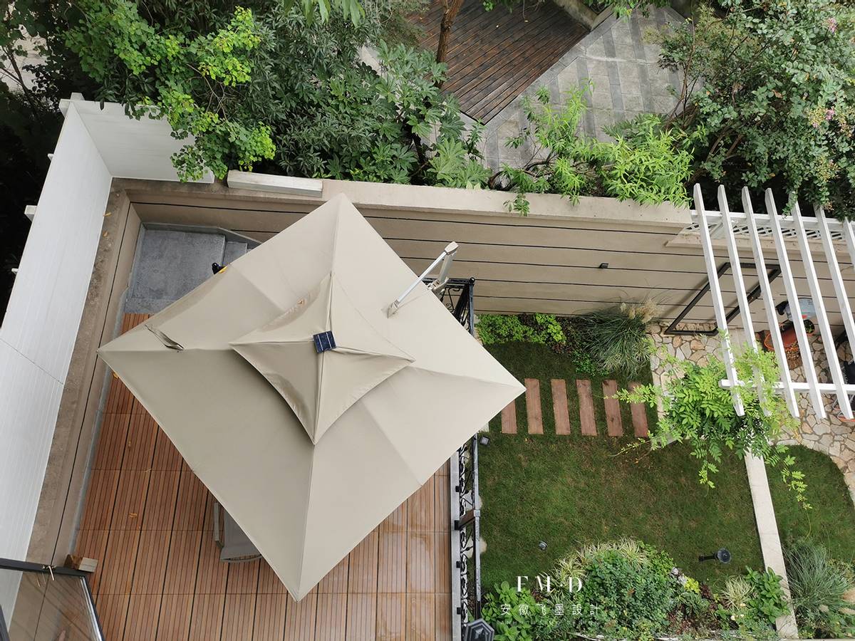 防腐木下沉式庭院设计,防腐木下沉式庭院效果图