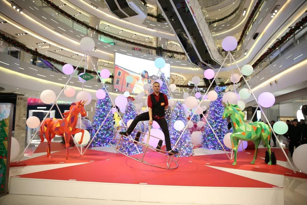 环贸iapm商场夜景,环贸iapm商场网红店