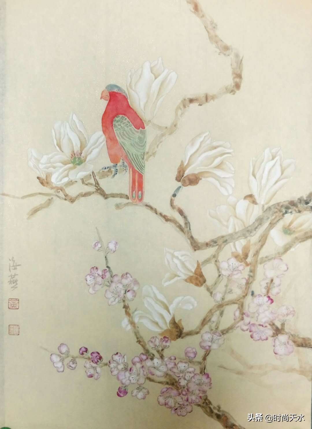 黄海燕牡丹仙子照片,牡丹仙子黄海燕