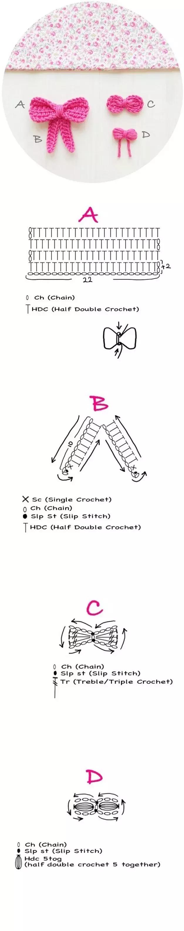小的丝带蝴蝶结发饰教程,小的蝴蝶结发饰系法