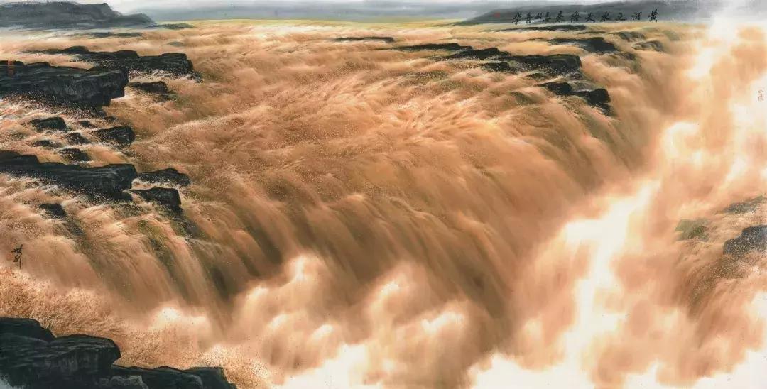 大河乐章——王世利笔墨下的黄河魂