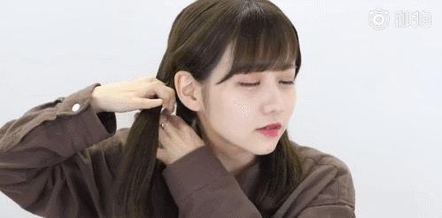 别再披头发了这3款扎发才好看,半披长发怎么扎好看