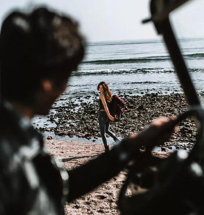 金沙滩青岛婚纱摄影场景,青岛金沙滩婚纱照成片