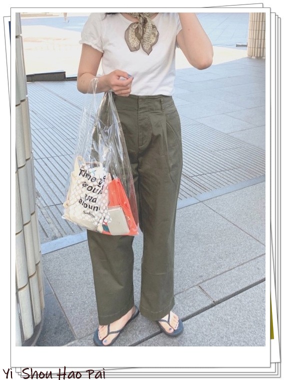 绿色阔腿裤搭配什么上衣女,绿色阔腿裤穿搭冬季女搭配