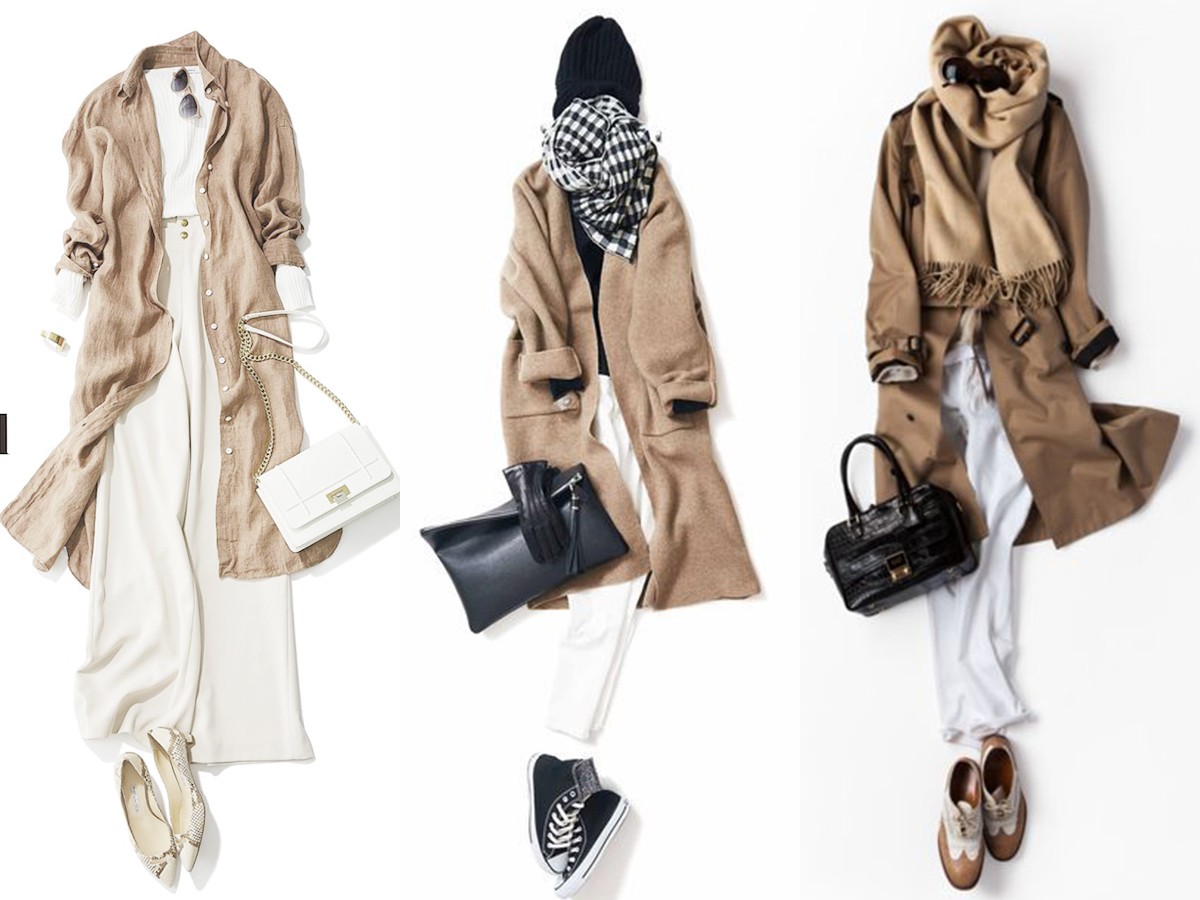 卡其同色系搭配秋冬,卡其和白色哪个更适合黄皮