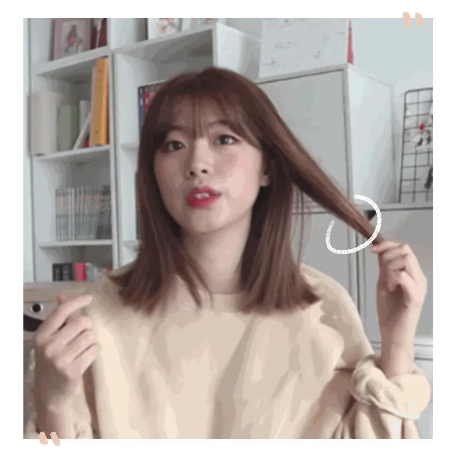 一剪短发就后悔,短发一刀切刘海翻车