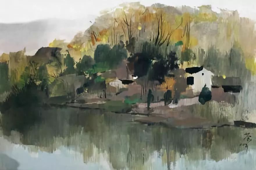 优秀的色彩风景写生作品,下乡风景速写写生教程