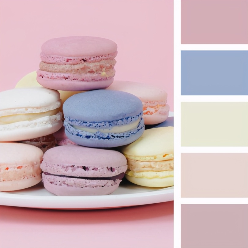 最佳紫色配色,柔和颜色搭配表及效果图片