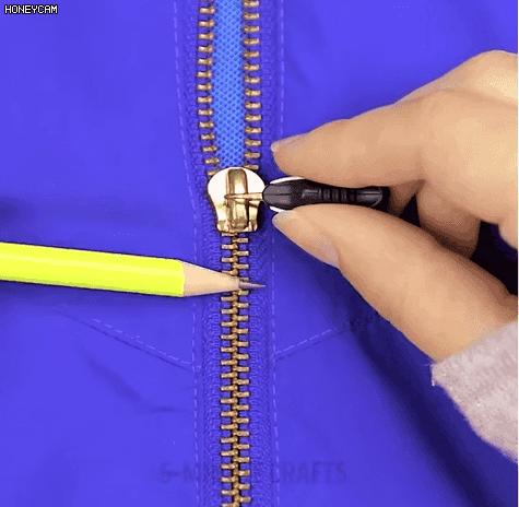 被子拉链坏了快速修复,衣服拉链坏了一根吸管解决