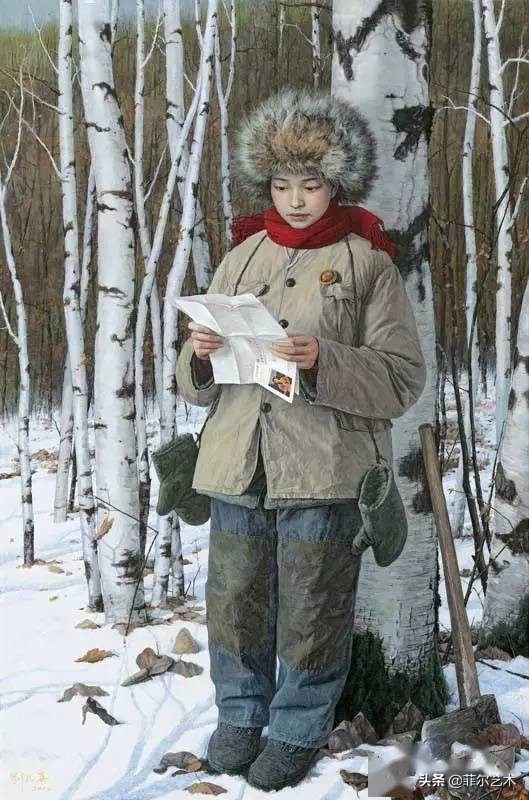 诗中有画的油画作品,油画人物写实油画