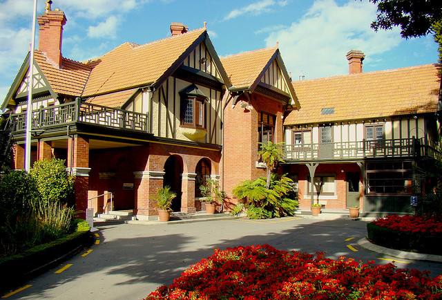 新西兰基督城burnsidehigh,新西兰的独特城市