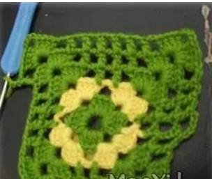 教你编织钩针坐垫手把手学会,钩针编织莲花坐垫教程简单