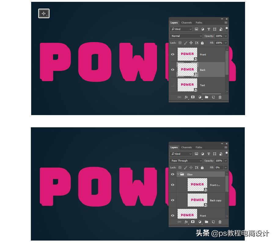 ps在图片上做led字体发光,ps怎么制作发光渐变字体