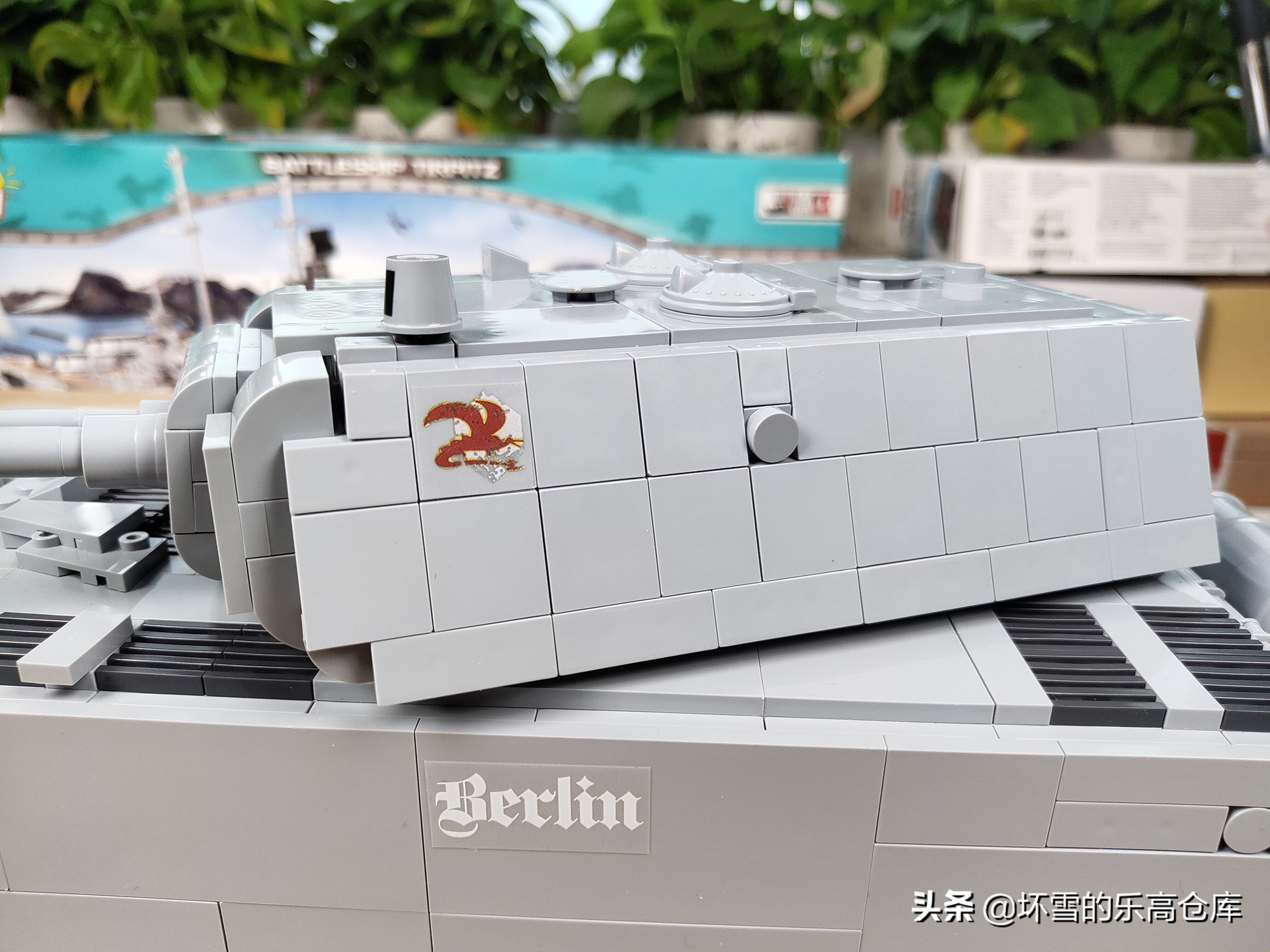 cobi积木英国超重型坦克拼装过程,cobi鼠式积木坦克