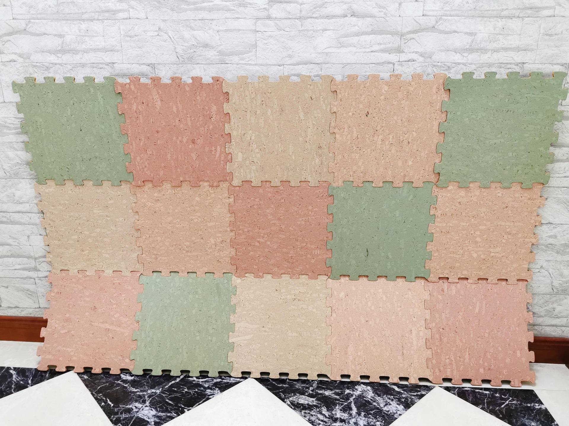 橡儿天然软木拼接地垫,装点你的家居风格