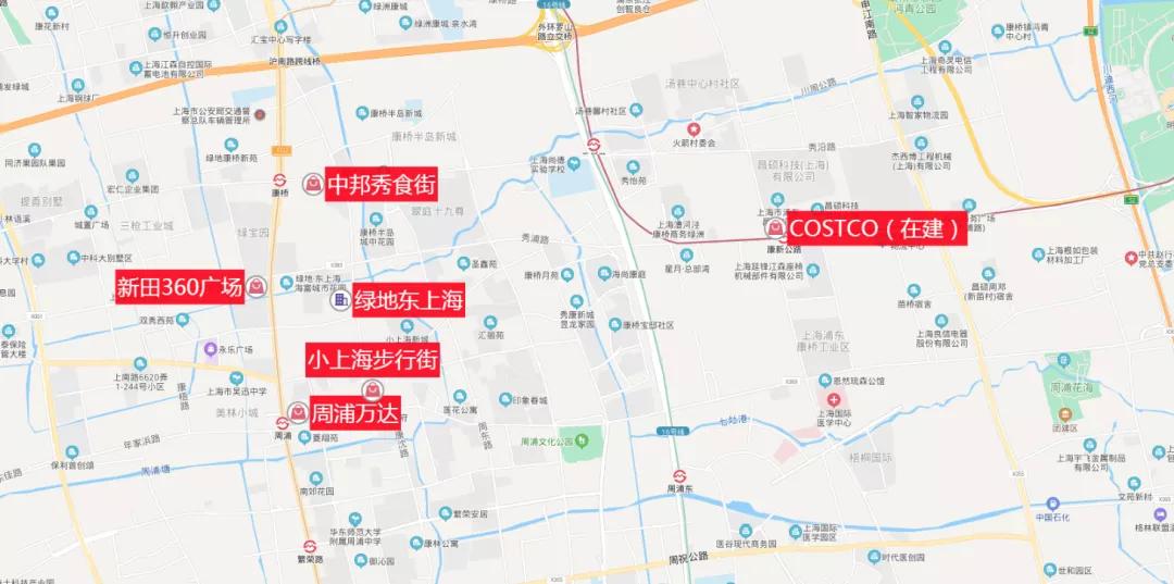 上海浦东新区周浦绿地缤纷城,绿地东上海属于康桥还是周浦