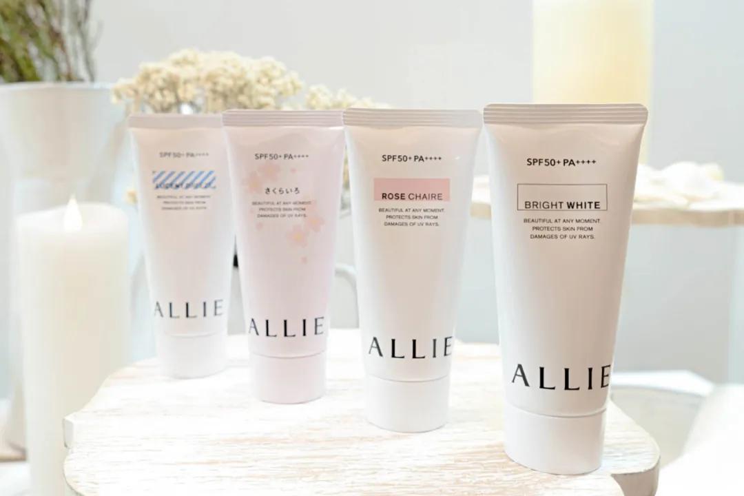 安耐晒防晒蓝色和白色,日本防晒黑科技