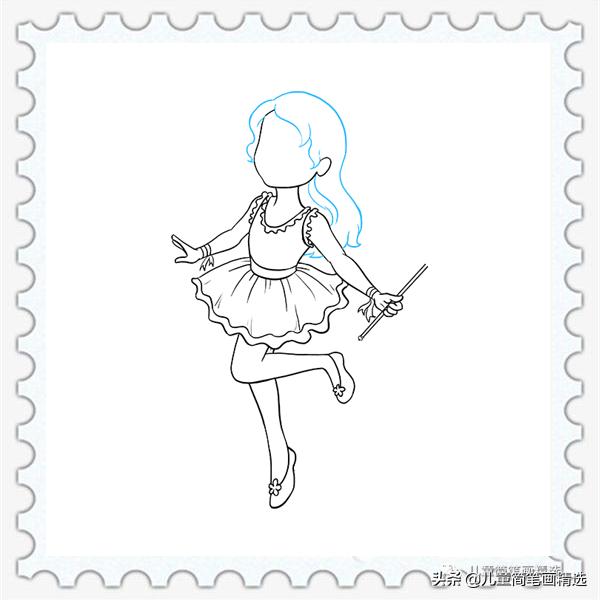 幼儿园小天使简笔画简单又漂亮,儿童天使简笔画怎么画