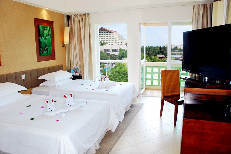 三亚酒店推荐评价,三亚凯莱仙人掌度假酒店平面图